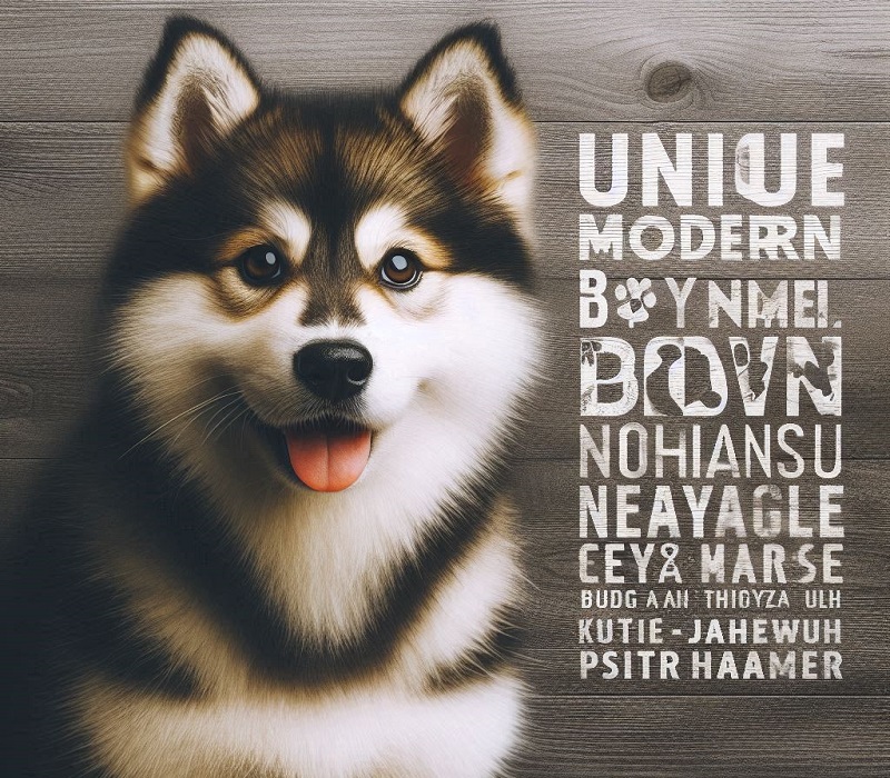 Unique Modern Boy Dog Names