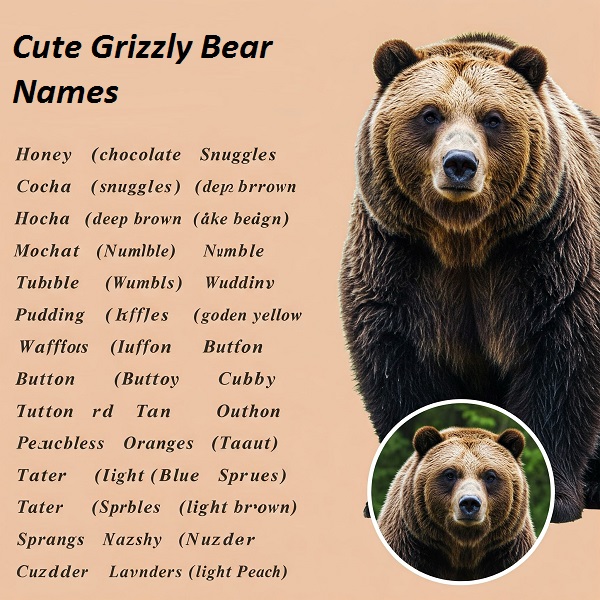 Cute Grizzly Bear Names