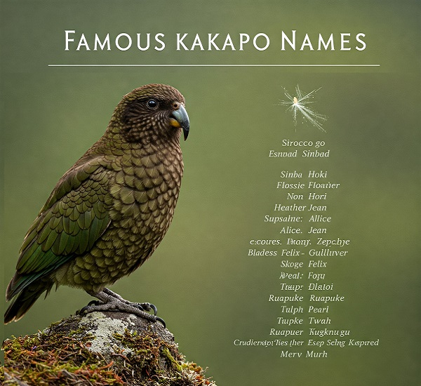 Famous Kakapo Names
