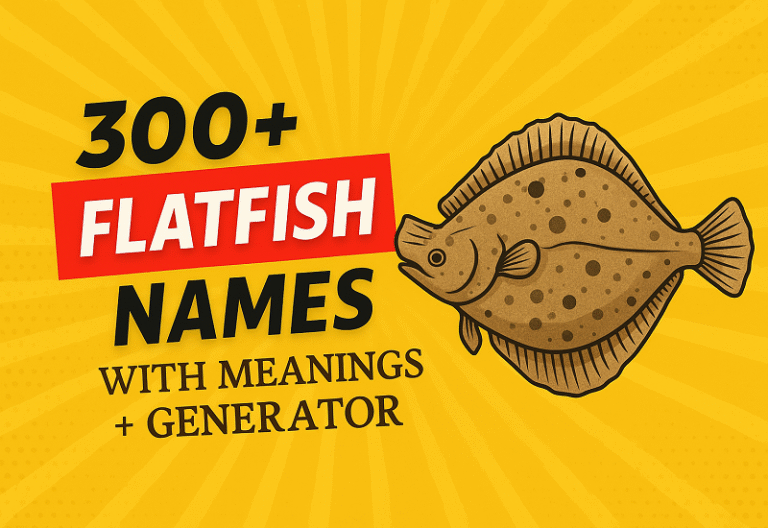 Flatfish Names