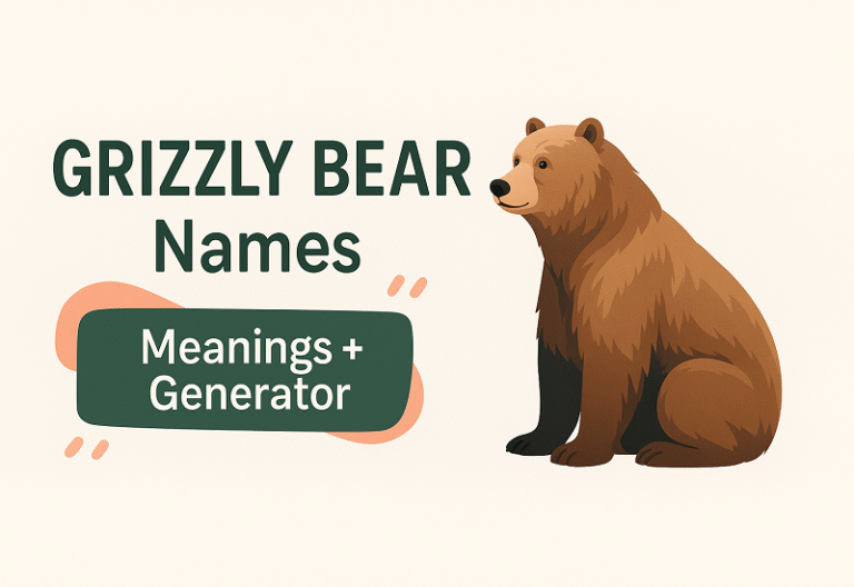 Grizzly Bear Names