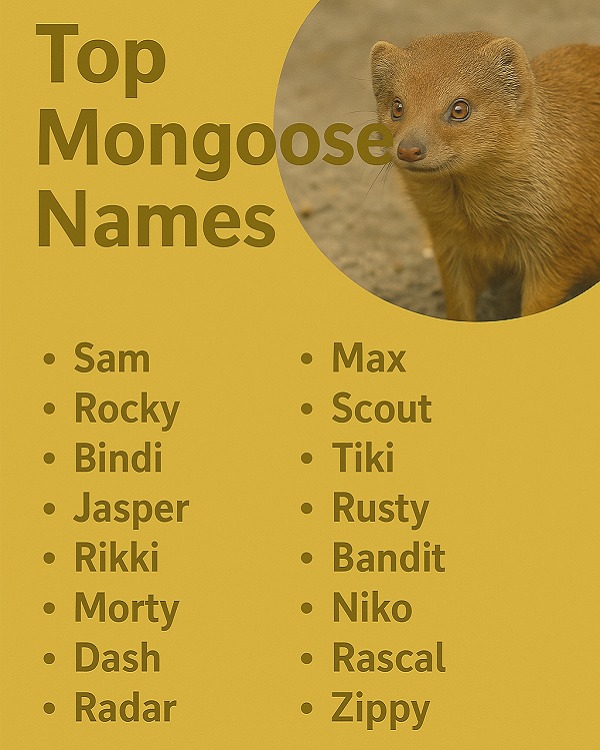Top Mongoose Names