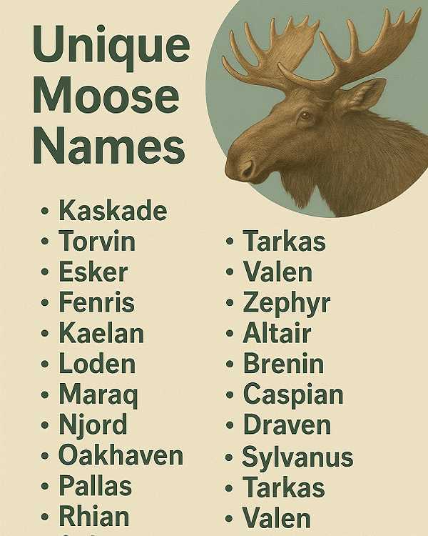 Unique Moose Names